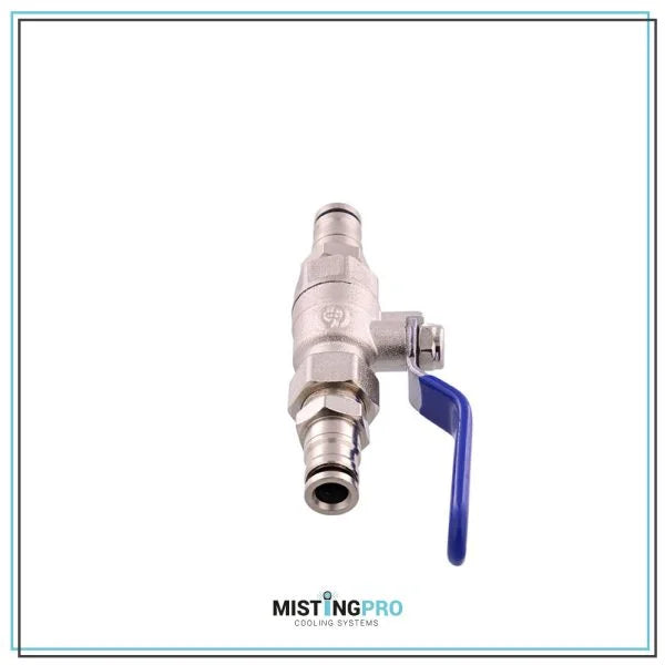 End shut-off valve